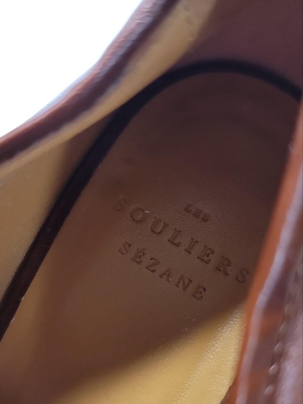 Sezane Jessie heeled loafers Brown and White Loafers size Size 39 US 9 - Picture 9 of 15